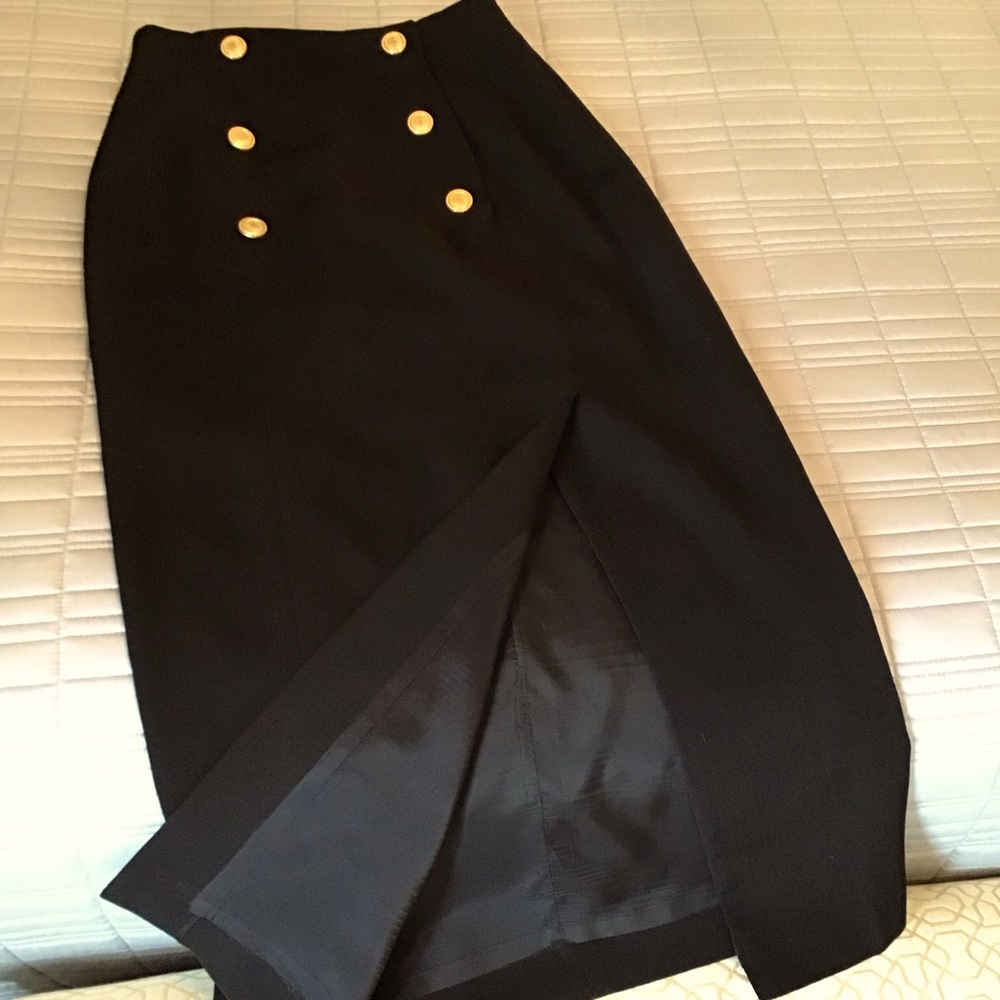 Vintage Ports International wool skirt